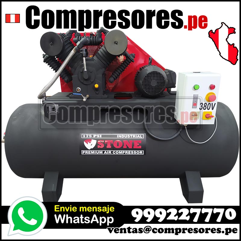 Compresor de aire ELECTRICO STONE® 10HP 175PSI 150 Galones